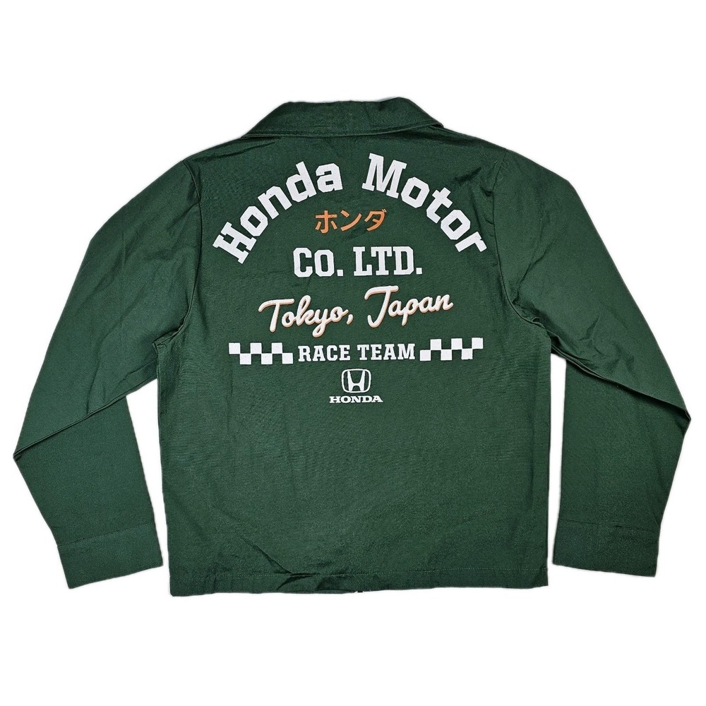 Honda Motor Co Race Team Official Mechanic Jacket Mens XS Tokyo Japan Graphic